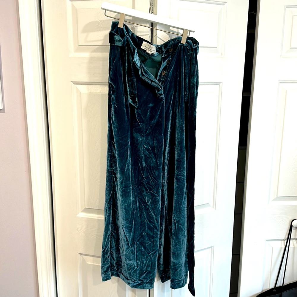 Anthropologie size 4 turquoise pant